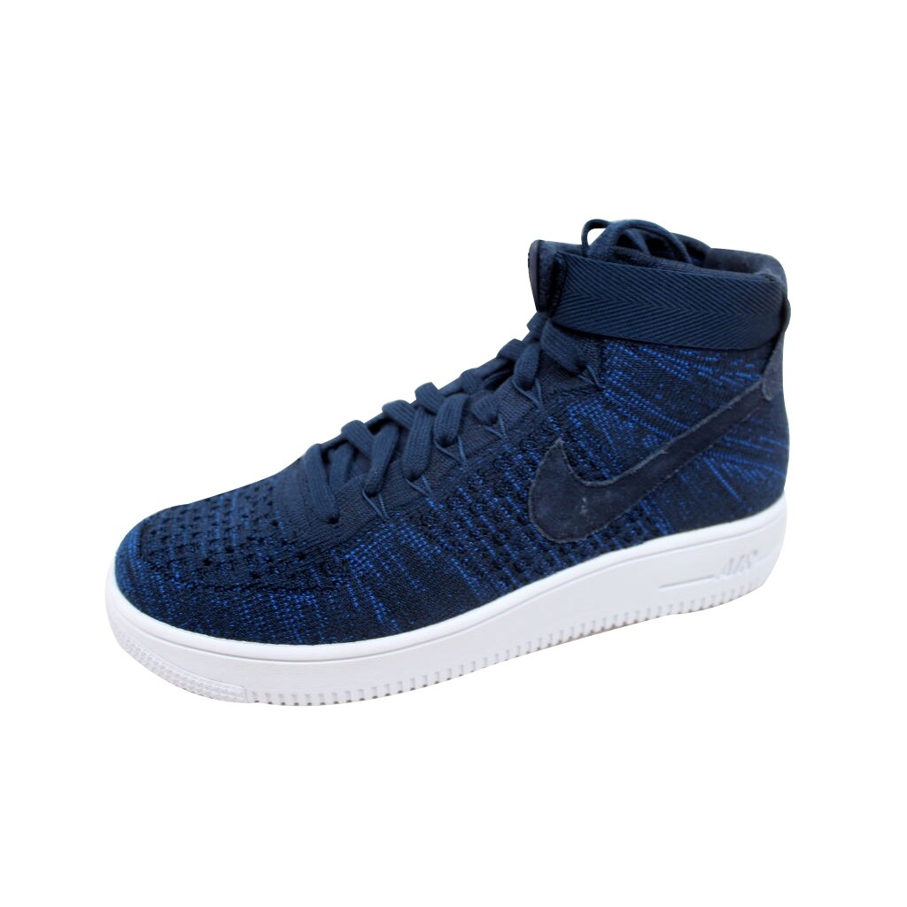 nike air force flyknit navy