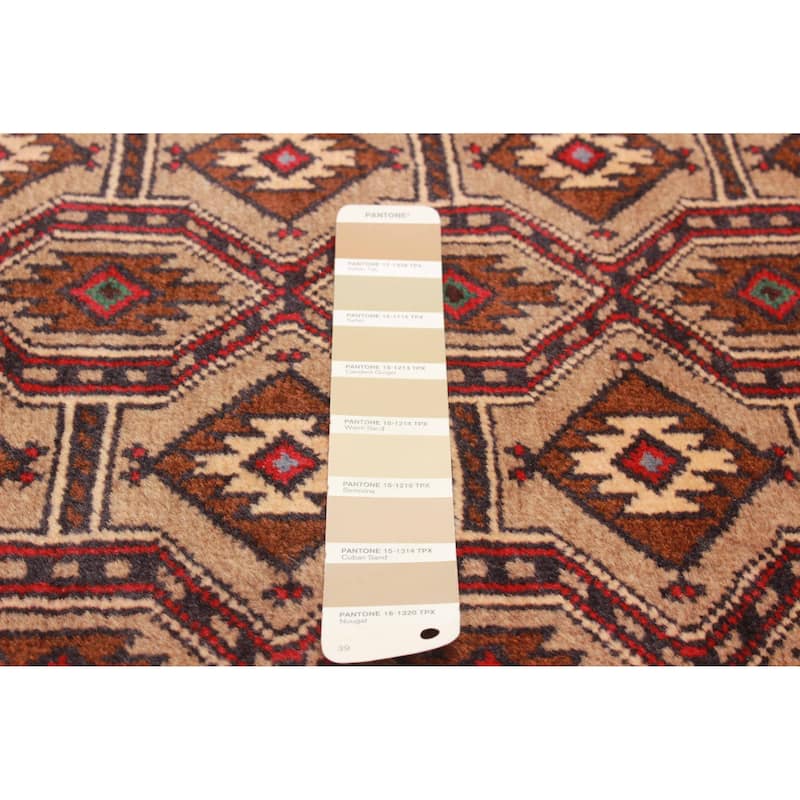 Teimani Tan Rug 3'0" x 5'1" - 3'0 x 5'1