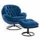 preview thumbnail 48 of 133, TV Chair Accent Chair for Living Room with Ottoman