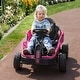 preview thumbnail 5 of 8, 24V Electric Car for Kids with Remote Control - Pink