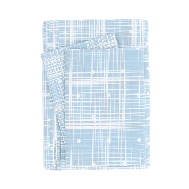 Becky Cameron Polka Dot 3-piece Patterned Duvet Cover Set