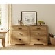 preview thumbnail 4 of 71, WAMPAT Mid Century Modern Dresser, 31.9" Tall Storage Cabinet with Drawers Vintage Oak - 6-drawer