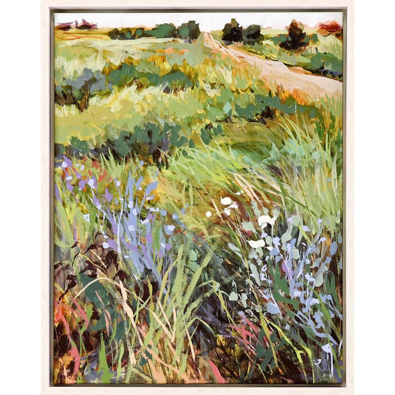 Afternoon - Giclee on Canvas - 30 X 24 X 3 - Plastic - White