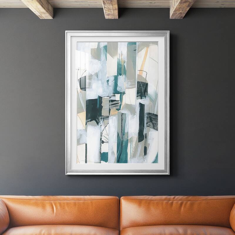 Sea Cavern Strata IV Premium Framed Print - Ready to Hang