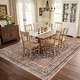 preview thumbnail 39 of 76, Traditional Flat Pile Washable Rug – Pet Friendly, Non-Slip, Ideal for Living Room, Entryway, or Bedroom