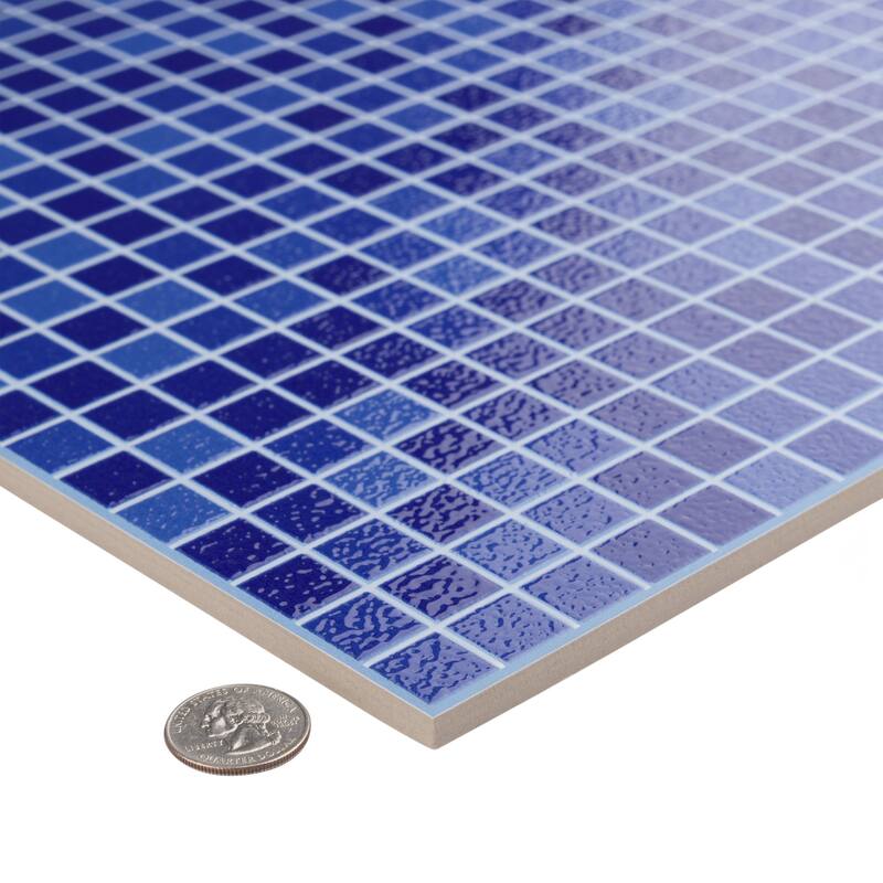 Merola Tile Indico Cobalto 13-1/8" x 13-1/8" Porcelain Floor and Wall Tile