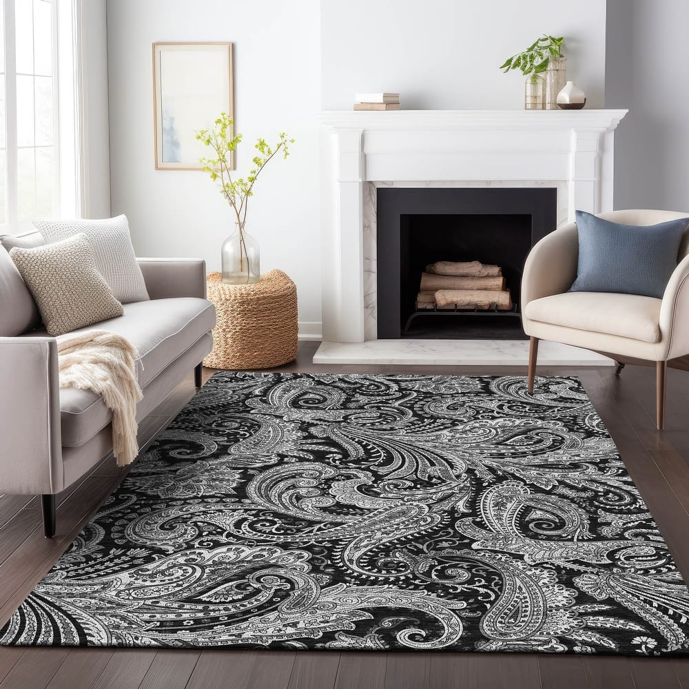 Premium Washable Super Soft Traditional Paisley Mayfield Rug