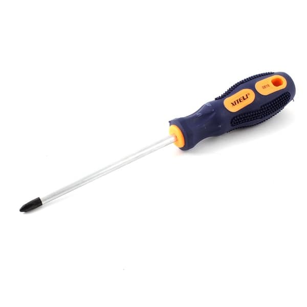 Shop Anti Skid Handle 125mm Shaft 6mm Crosshead Phillips Screwdriver Orange Black Overstock 18409180