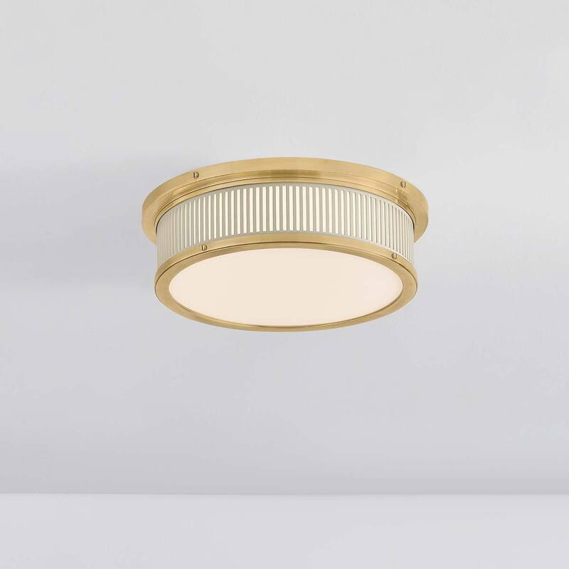 Hudson Valley Lighting MDS1901 Ashdown 14" Wide LED Flush Mount Drum