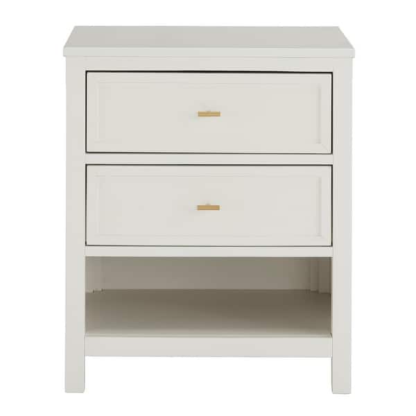 Shop Lydia 2 Drawer Nightstand By Inspire Q Modern Overstock 31198572