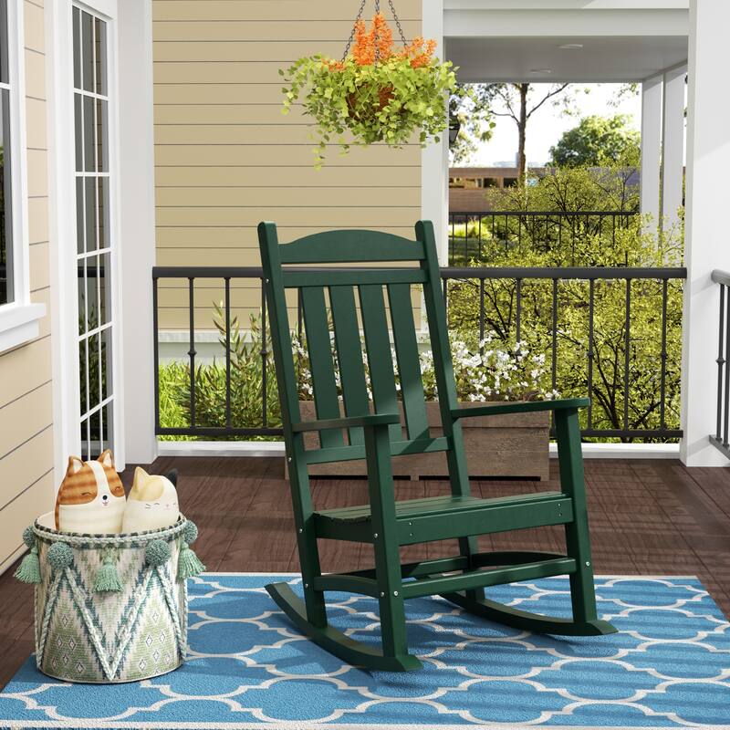 Laguna Hdpe All Weather Outdoor Patio Rocking Chair
