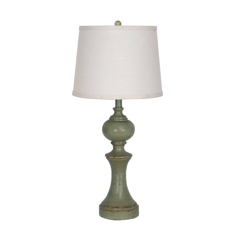 Retro Green Nightstand Lamp Table Lamps Set of 2