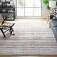 preview thumbnail 1 of 14, SAFAVIEH Melody Alviina Stripe Rug 10' x 14' - Ivory/Black - Rectangle