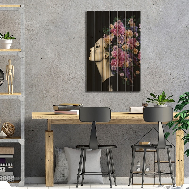 Anthropologie Print On Wood by Ana Paula Hoppe - Multi-Color