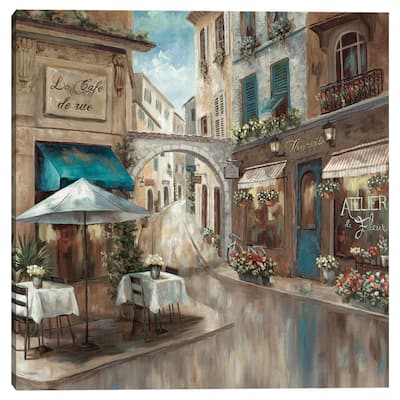Provence Café I by Nan Canvas Art Print
