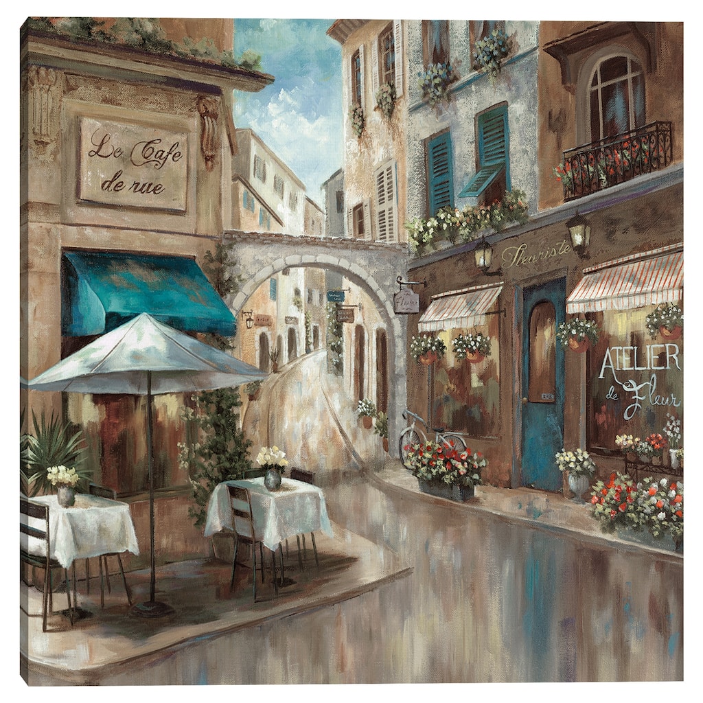 Provence Café I by Nan Canvas Art Print
