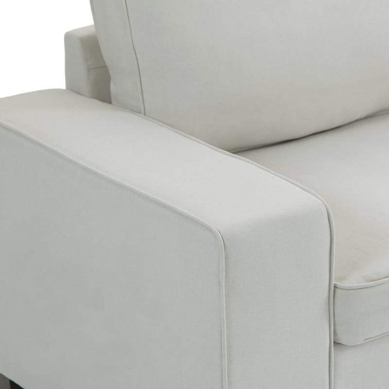 Modern 80" Upholstered Fabric 3-Seater Sofa