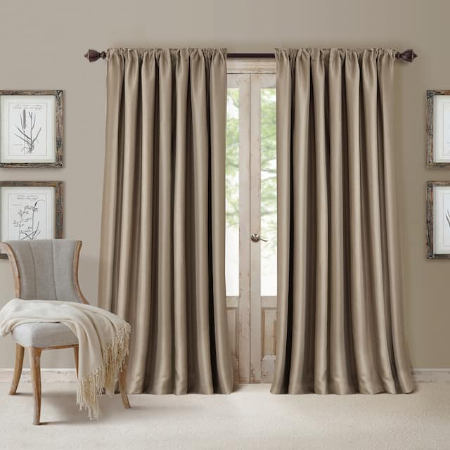 All Seasons Blackout Window Curtain - 52"x95" - Taupe