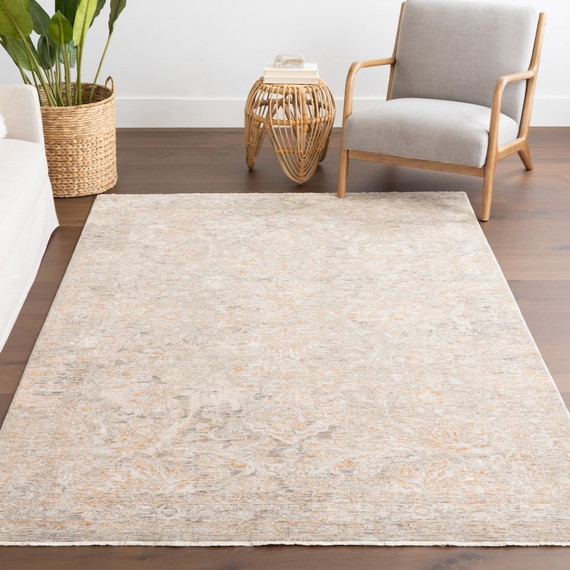 Nuloom Kriti Medallion Fringe Area Rug