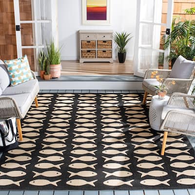SAFAVIEH Courtyard Shirlie Indoor/ Outdoor Waterproof Patio Backyard Rug