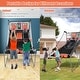 preview thumbnail 10 of 8, Indoor Double Electronic Basketball Game with 4 Balls-Grey
