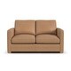 preview thumbnail 3 of 5, Grace 61'' Genuine Leather Square Arm Loveseat