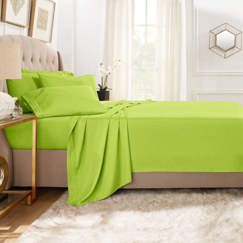 Empyrean Hotel Luxury 6 Piece Sheet Set - Super Soft Bedding Sheets & Pillowcases