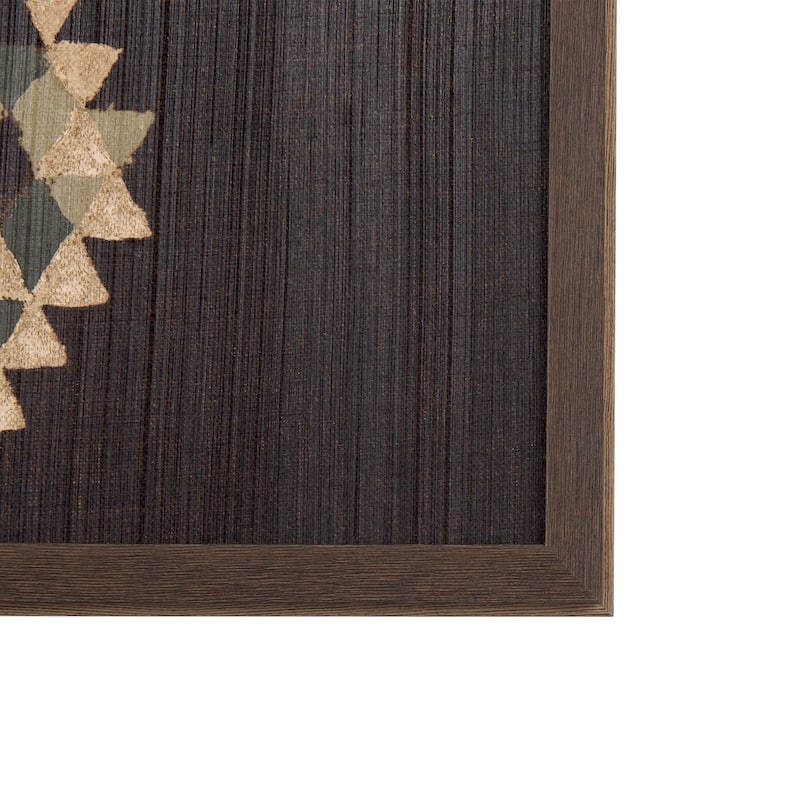 Brown Tapestry III (Set of 2) Framed Art Print