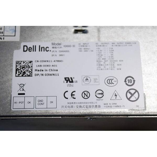 Shop Dell Switching Power Supply Unit Psu Optiplex 390 790 990 3010 Inspiron 537s 540s 545s 546s 560s 570s 580s 6s Vostro Overstock