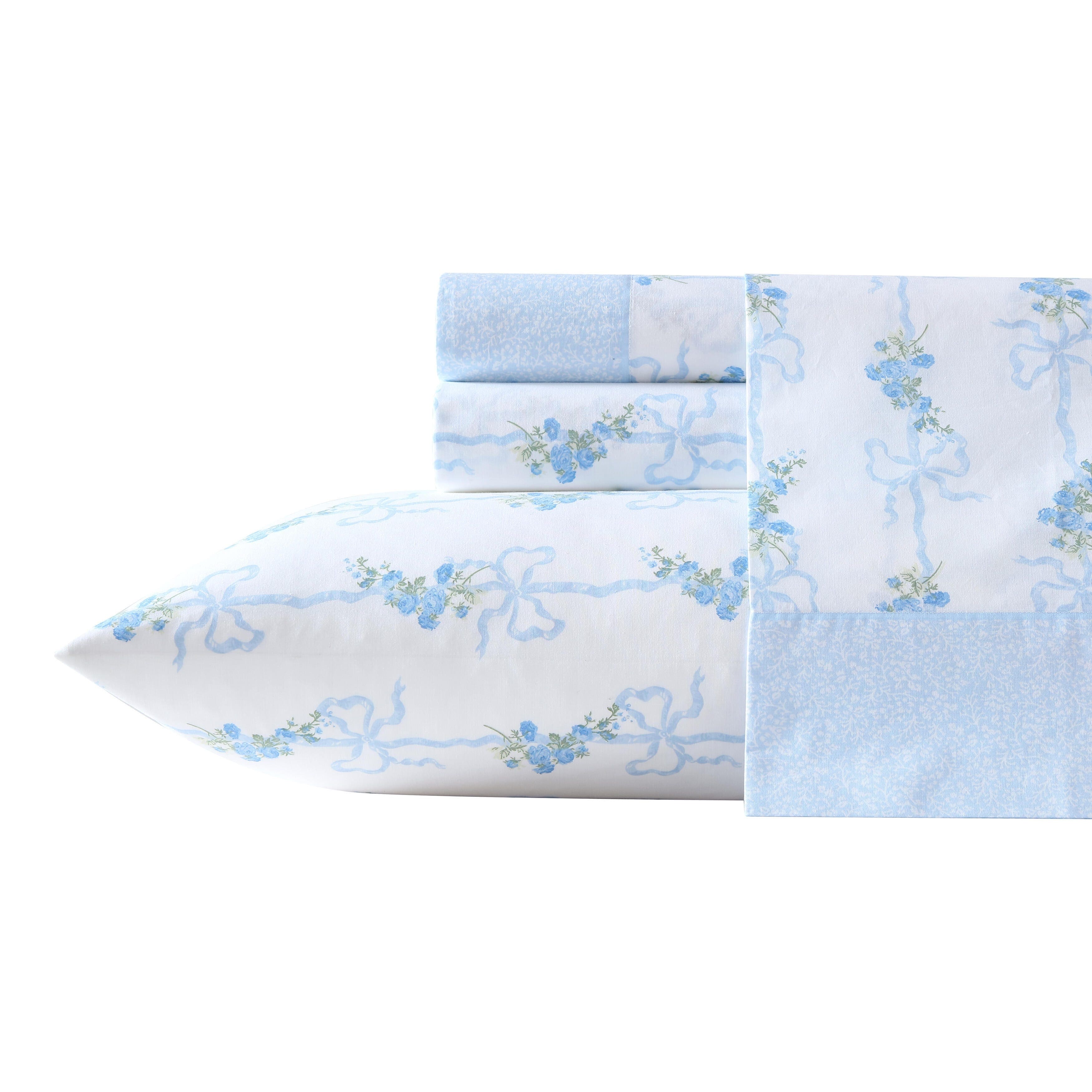 Option Floral Ribbon Blue