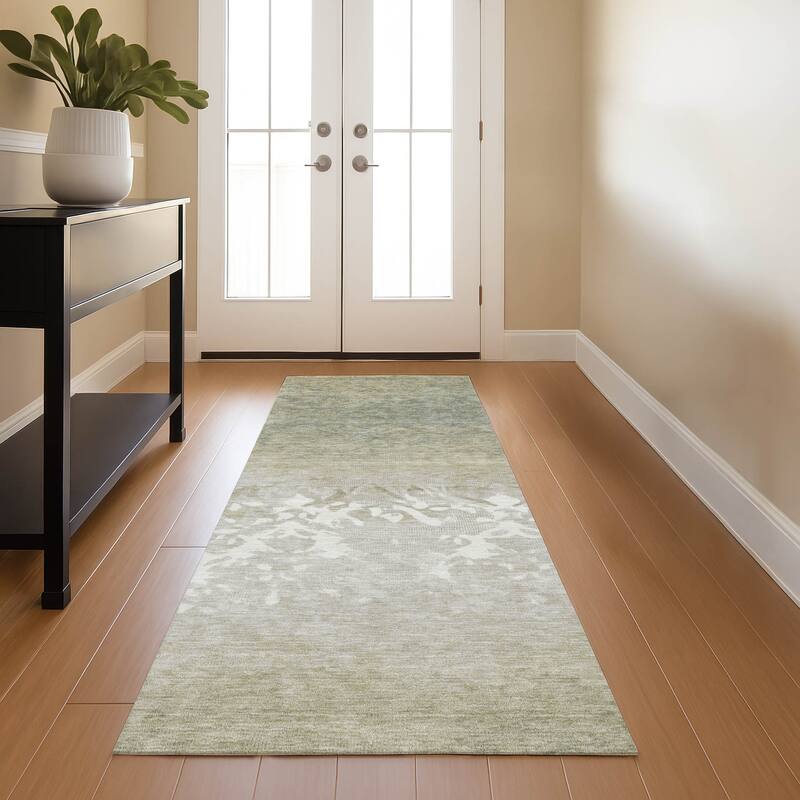 Premium Washable Super Soft Modern Ombre Mayfield Rug - Beige - 2'3" x 7'6"