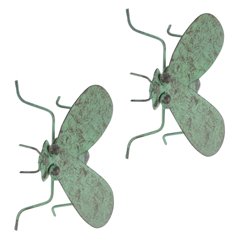 Bumble Bee Outdoor Patio Figurines - 6.75" - Set of 2