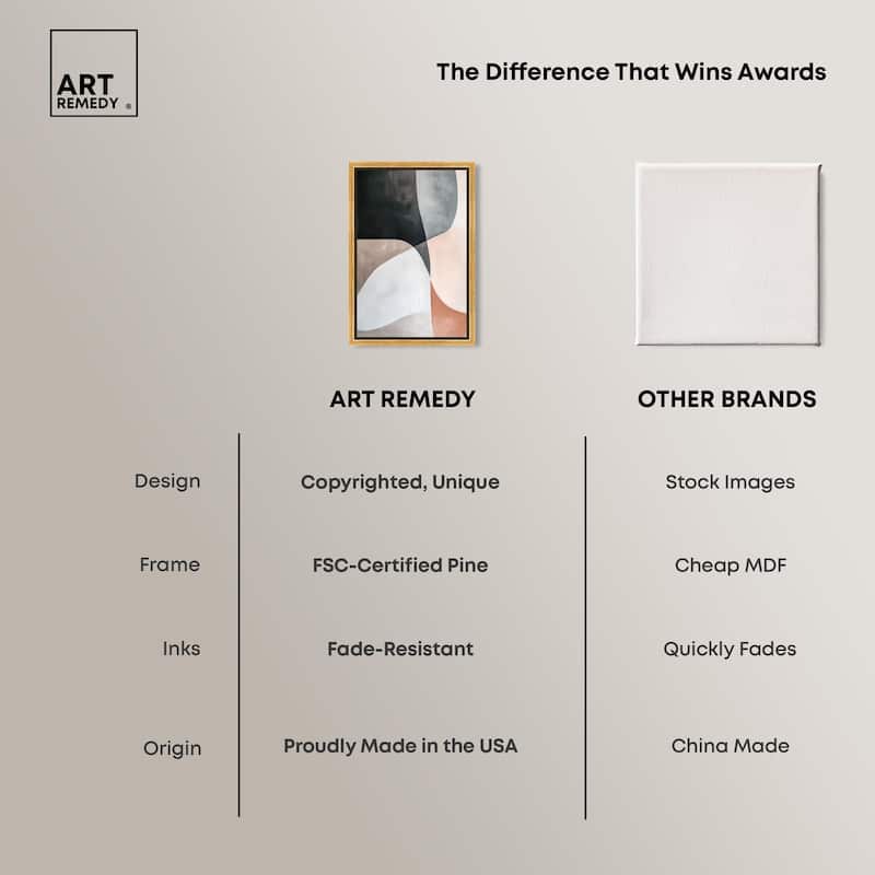 Curved Contour Canvas by Art Remedy