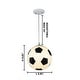 preview thumbnail 1 of 1, Eclectic 1 Light Soccer Ball Kids Light