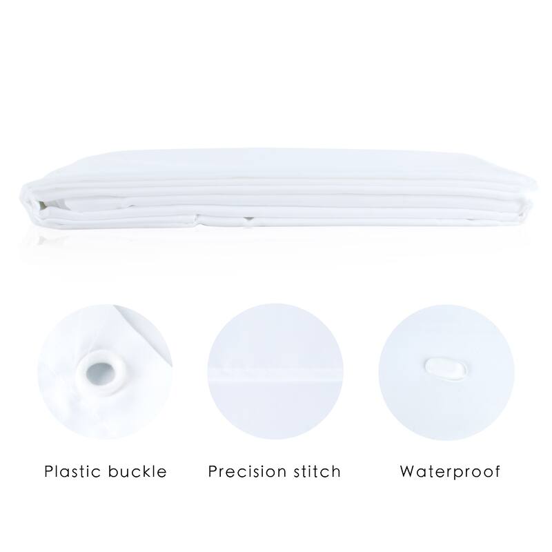 Luxury Shower Curtain and Hooks Set