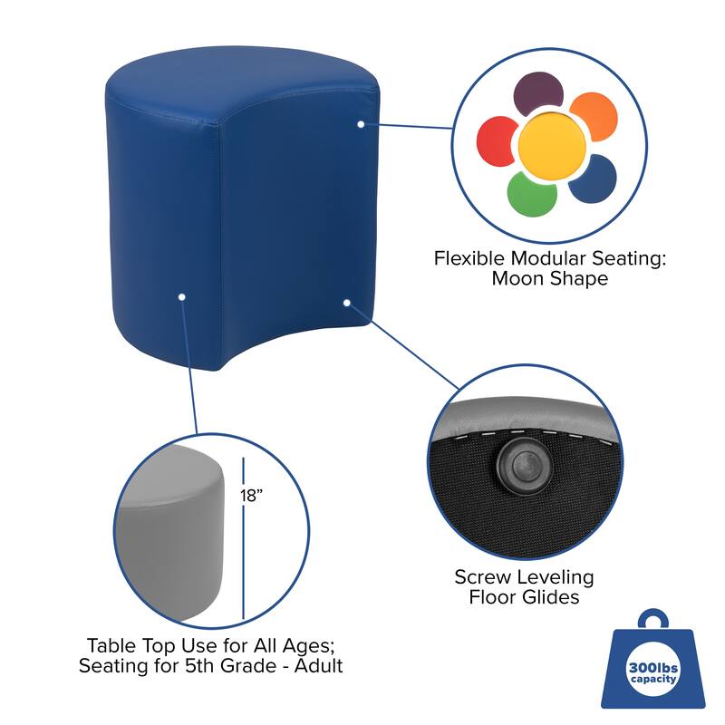 Soft Seating Collaborative Flower Set for Classrooms (18"H)