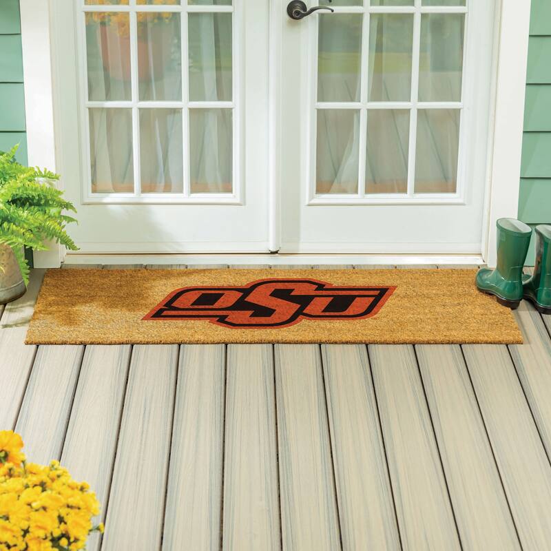 Oklahoma State University Full Color Indoor/Outdoor Coir Mat