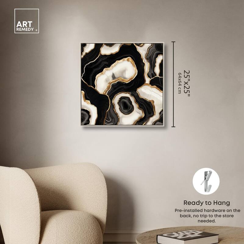 Coal Core Canvas by Art Remedy