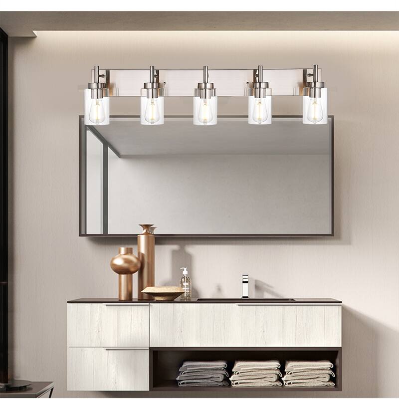 Farmhouse Wall Lighting with Clear Glass