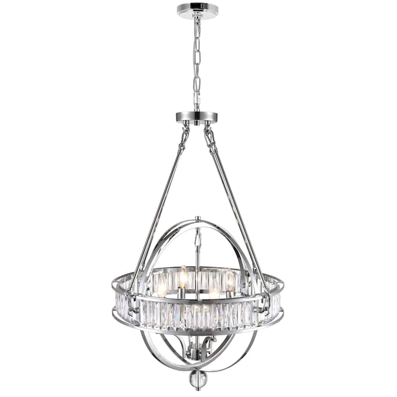 Arkansas 4 Light Chandelier With Chrome Finish