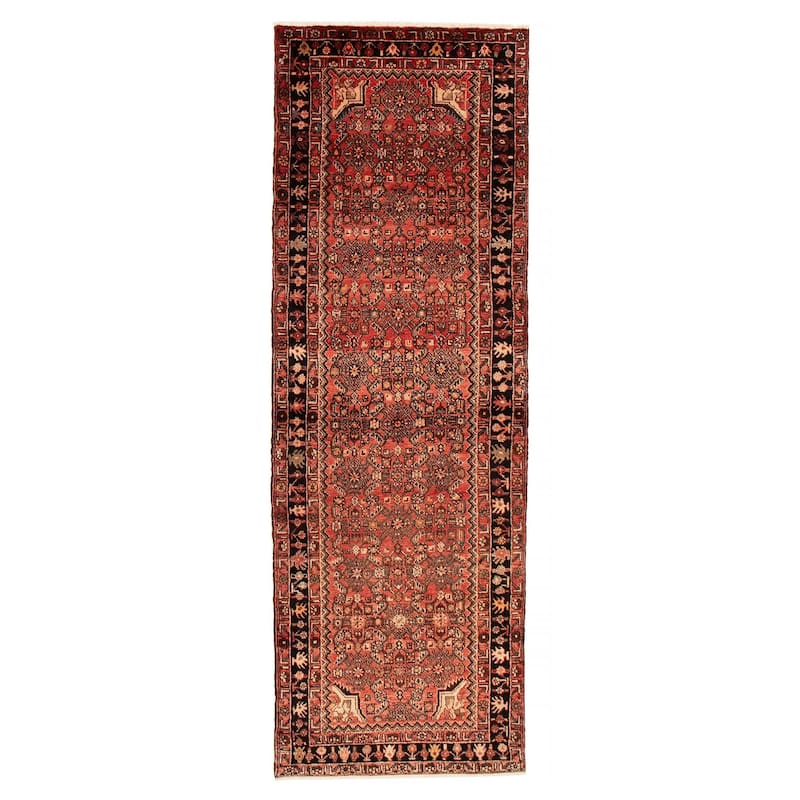 Andelz Red Rug 3'5" x 10'0" - 3'5 x 10'0 - Red - 3'5 x 10'0
