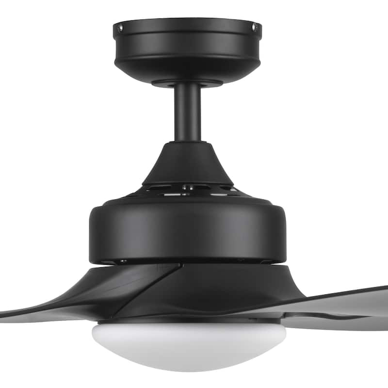 52" Honeywell Lynton Indoor/Outdoor Ceiling Fan with Color Changing LED Light, Remote Control, High Performance Blades
