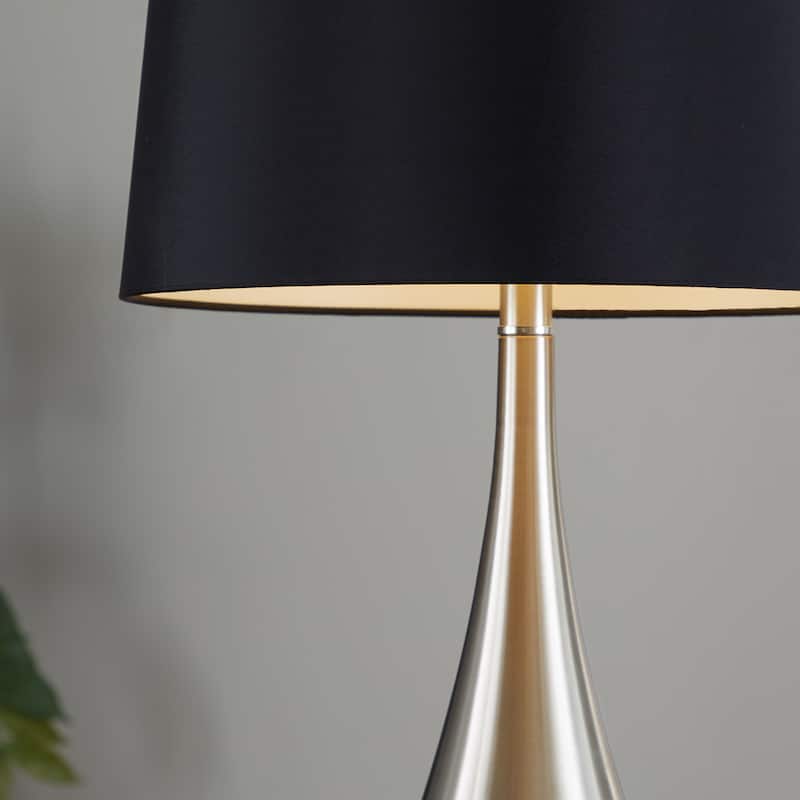 Silver Orchid Stone 29" Table Lamp with Empire Shade (Set of 2)