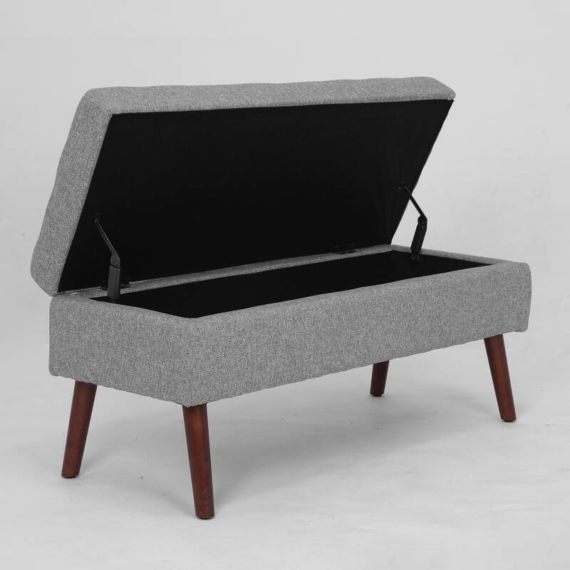 Storage Bench with Storage Bench for Bedroom End of Bed Bench Foot of Bed Bench Storage Ottoman Bench 43.3" W x 17.7"
