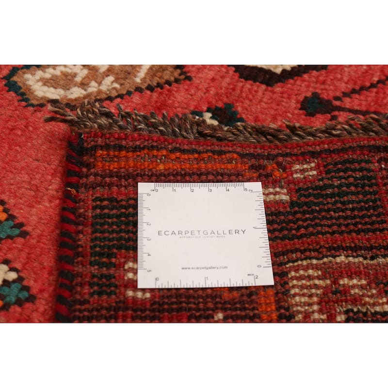 ECARPETGALLERY Hand-knotted Melis Red Wool Rug - 7'2 x 10'2