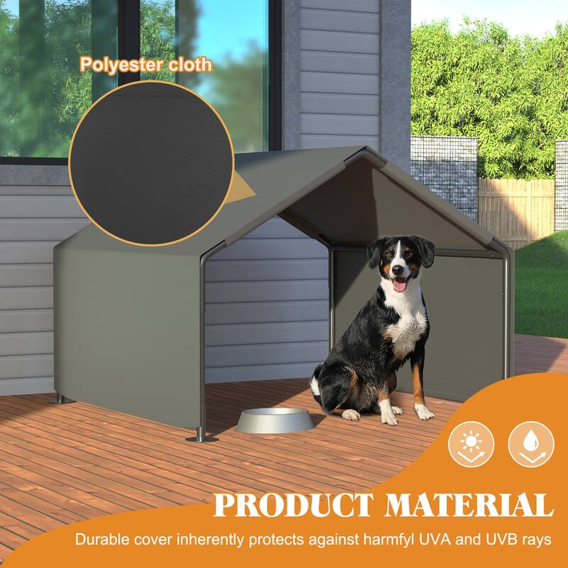 Dog Shade Shelter, Portable Pet Tent, Water Resistant Dog House for Shade Protection, Outdoor, Garden, Patio, Backyard