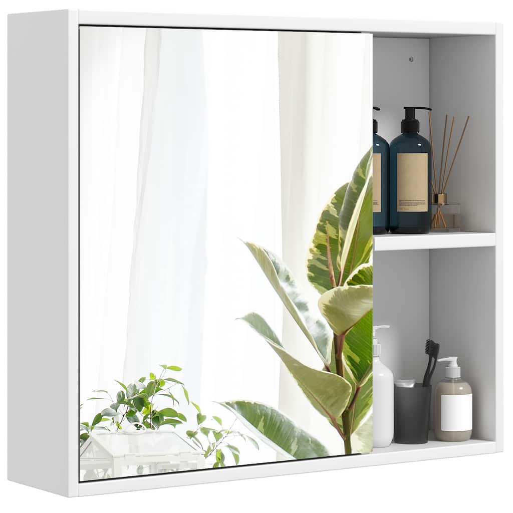 Gymax Bathroom Medicine Cabinet Wall Mounted Storage Organizer w/