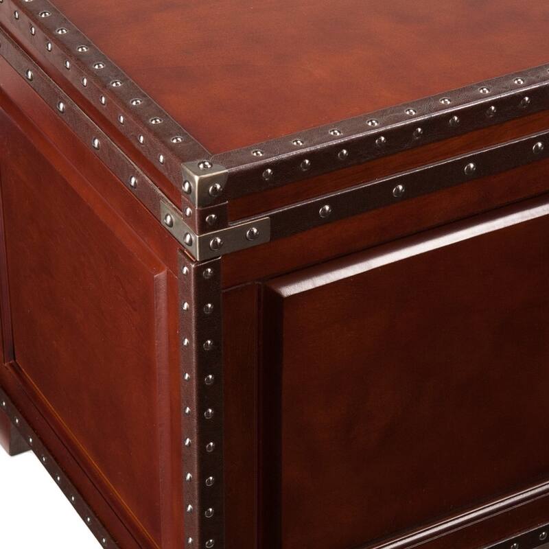 HomeRoots 24" Brown End Table - 20.5
