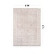 preview thumbnail 57 of 76, Vintage Washable Rug – Low Pile with Subtle Pattern, Perfect for Neutral Spaces in Living Room, Entryway, or Bedroom
