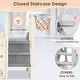 preview thumbnail 4 of 5, Beige Coffee 4 in 1 Toddler Slide, Kid Slide for Toddlers Age 1-3, Indoor Outdoor Bus Themed Toddler Playset Toddler Playground